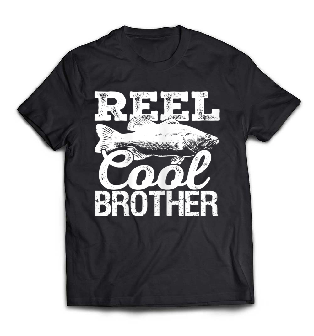 Reel Cool Brother Fishing Outdoor Angler T-Shirt: Celebrate Your Love for Fishing